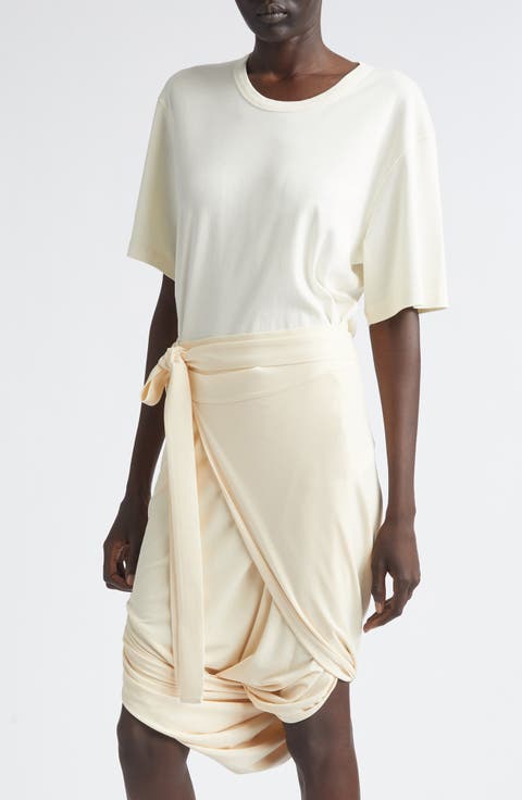 Cotton Jersey Rib T-Shirt