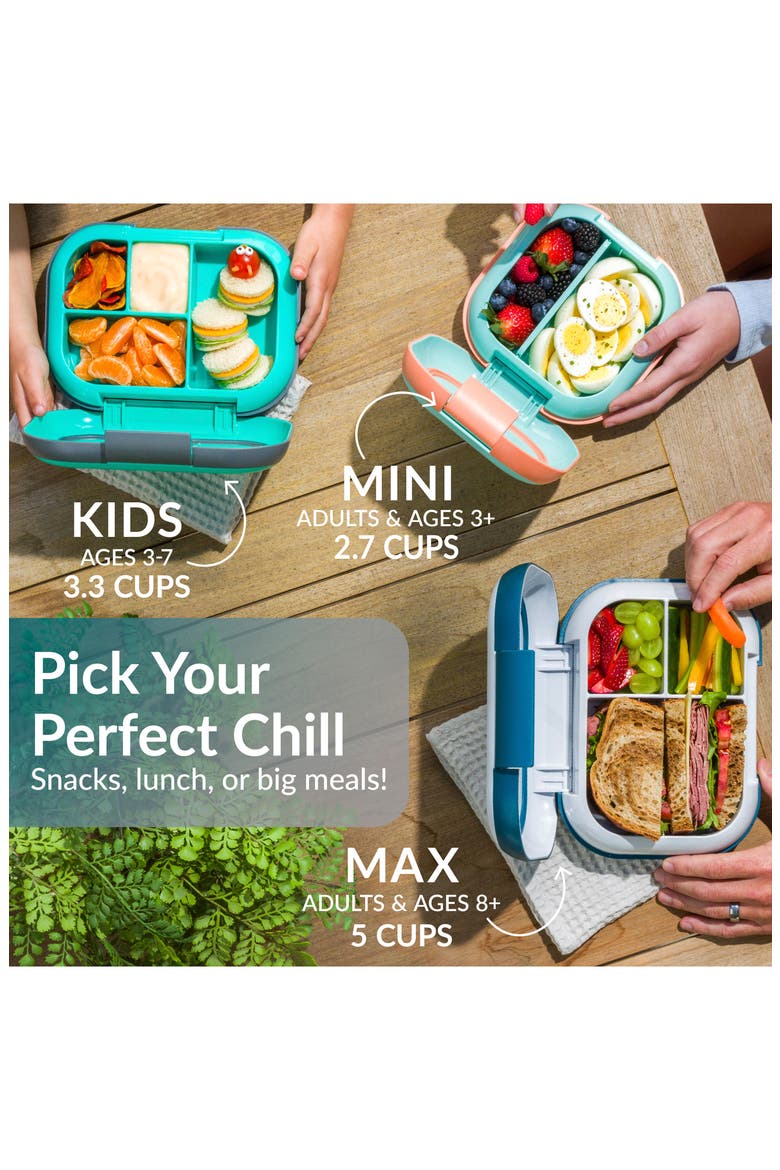 Chill Leak-Proof Lunch Box, Alternate, color, TEAL