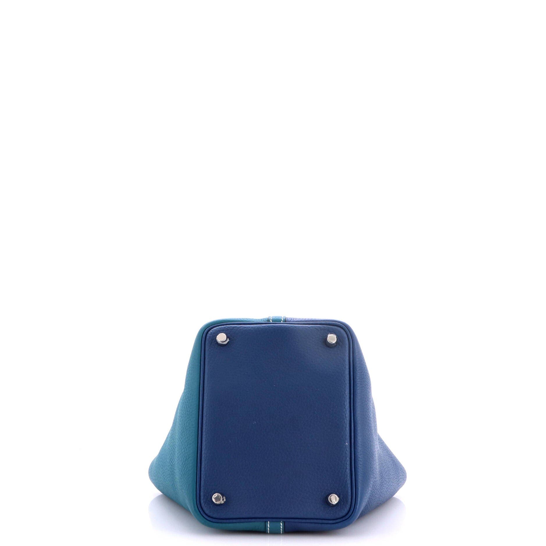 Picotin Lock Bag Bicolor Clemence PM, Alternate, color, Blue