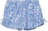 Lands' End Girls Knit Side Bow Shorts