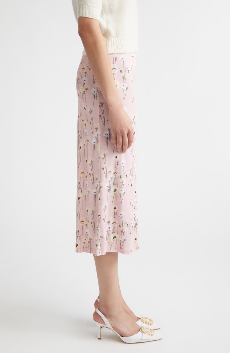 BERNADETTE Robbie Floral Midi Skirt, Alternate, color, Smaller Poppies