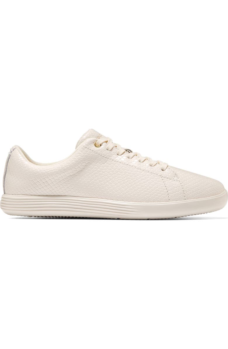 Cole Haan Grand Crosscourt II Snakeskin Texture Sneaker, Alternate, color, Powder Snk Print Leather