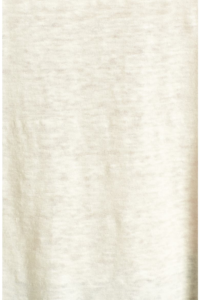 Modern Linen Gather Top, Alternate, color, ANTIQUE CREAM