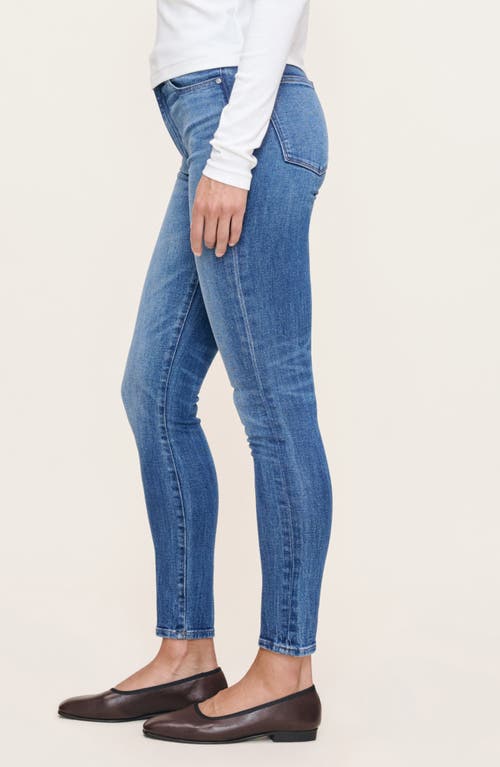 Dl1961 Farrow Skinny High Rise Instasculpt Ankle Jeans In Blue Horizon In Blue