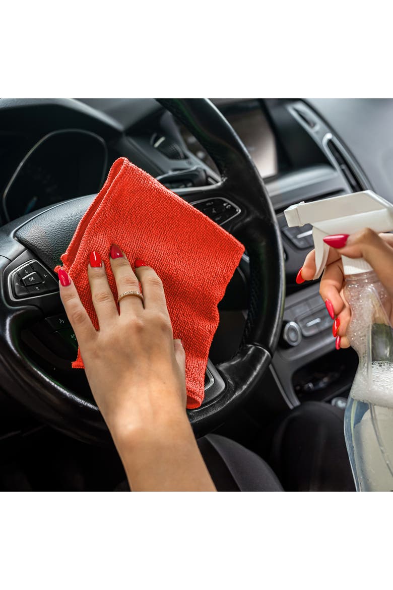 Microfiber Towel 50 Count, Alternate, color, Red