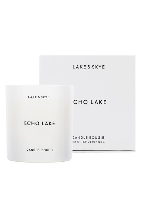 Lake & Skye Echo Lake Candle In Transparent