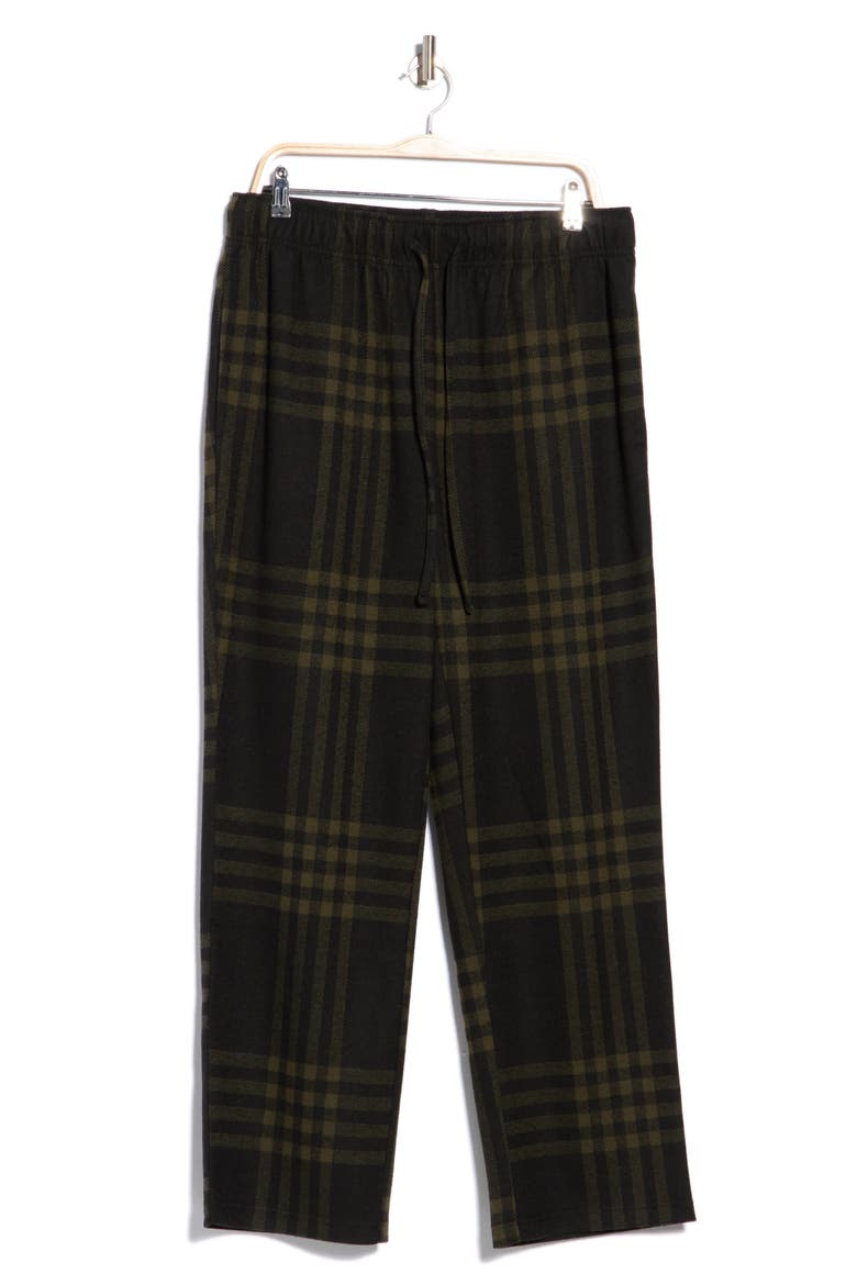 Fahnestock Plaid Lounge Pants, Main, color, CAVIAR/ OLIVE NIGHT