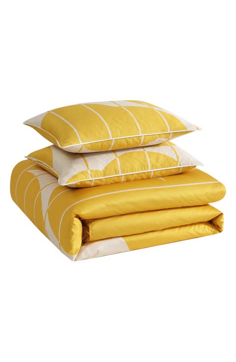 300 Thread Count Unikko Duvet Cover & Shams Set