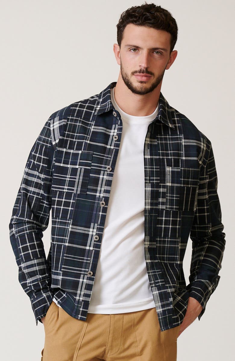 LEISURE LAB Framework Button Up, Alternate, color, Moonlight