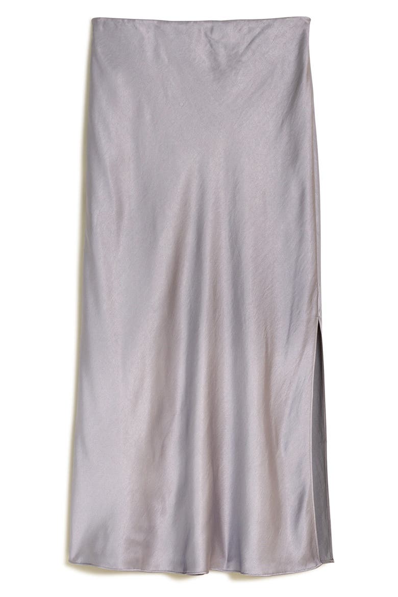 Satin Slip Skirt, Alternate, color, DUSK GREY