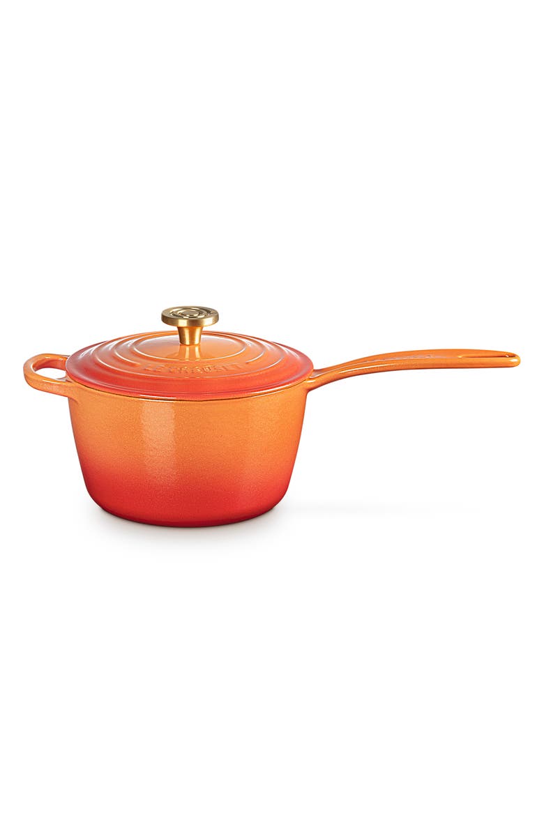 Le Creuset Signature 2.25.-Quart Enameled Cast Iron Saucepan, Main, color,