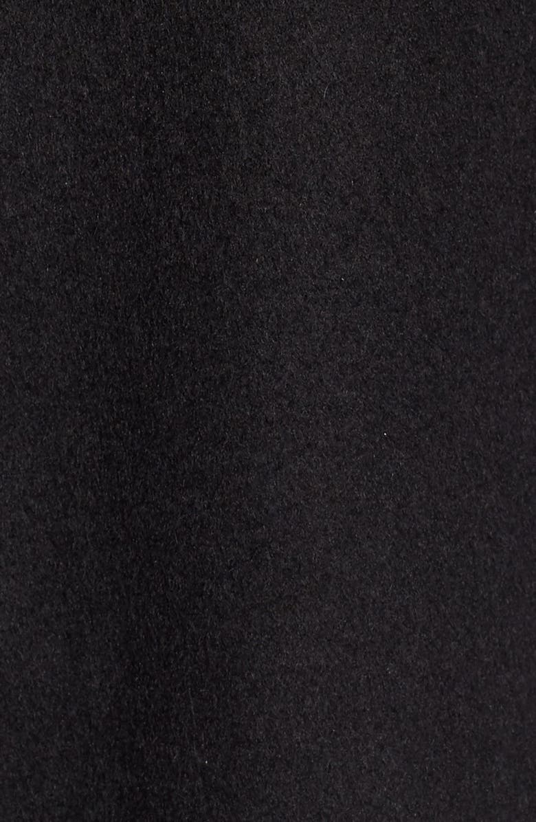 Laundry by Shelli Segal Belted Fit & Flare Coat with Faux Fur Trim, Alternate, color,