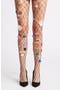 Celebration Floral Appliqué Sheer Tights