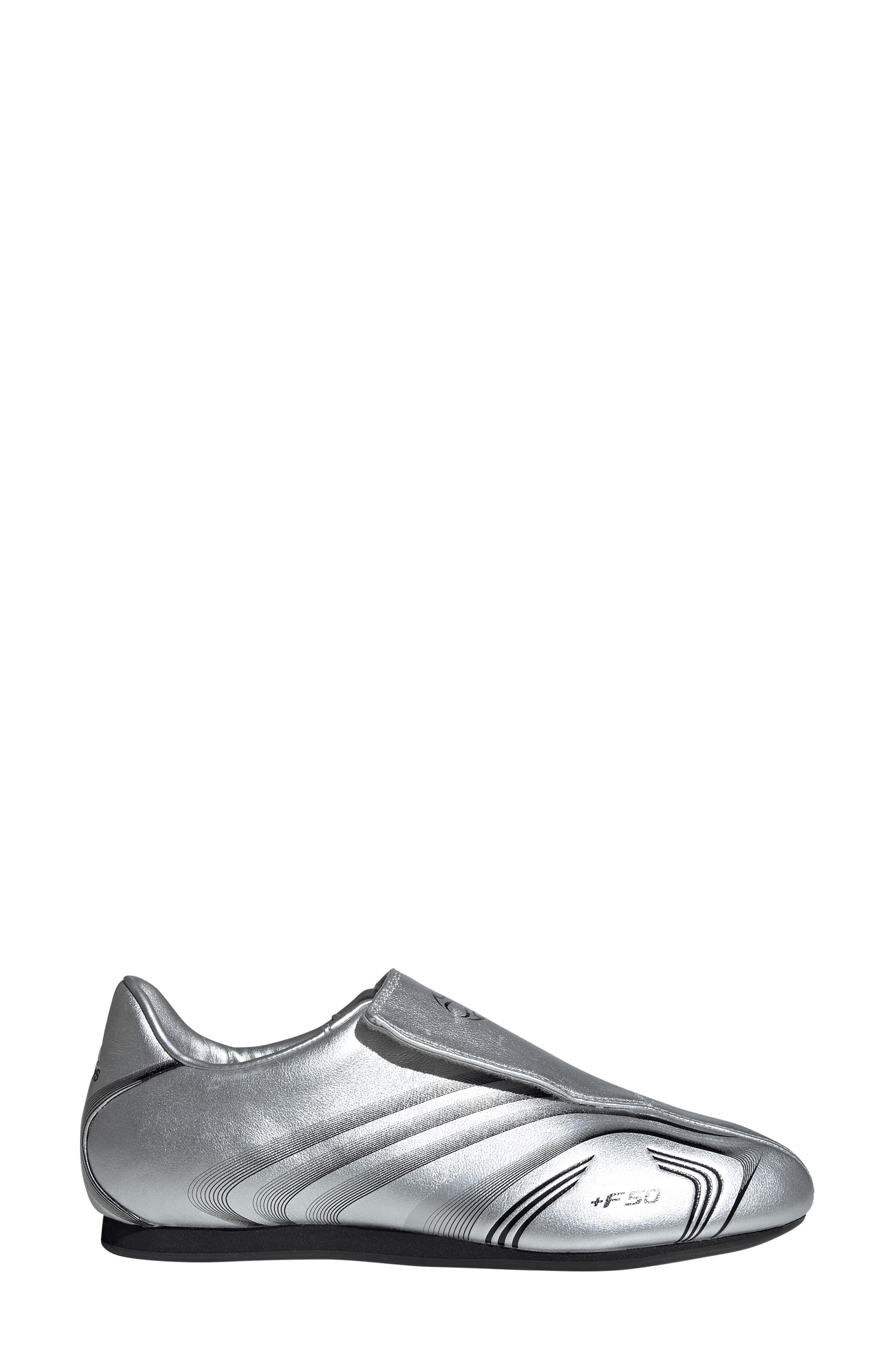adidas Taekwondo F50 Sneaker, Alternate, color, Silver / Core Black/ Silver
