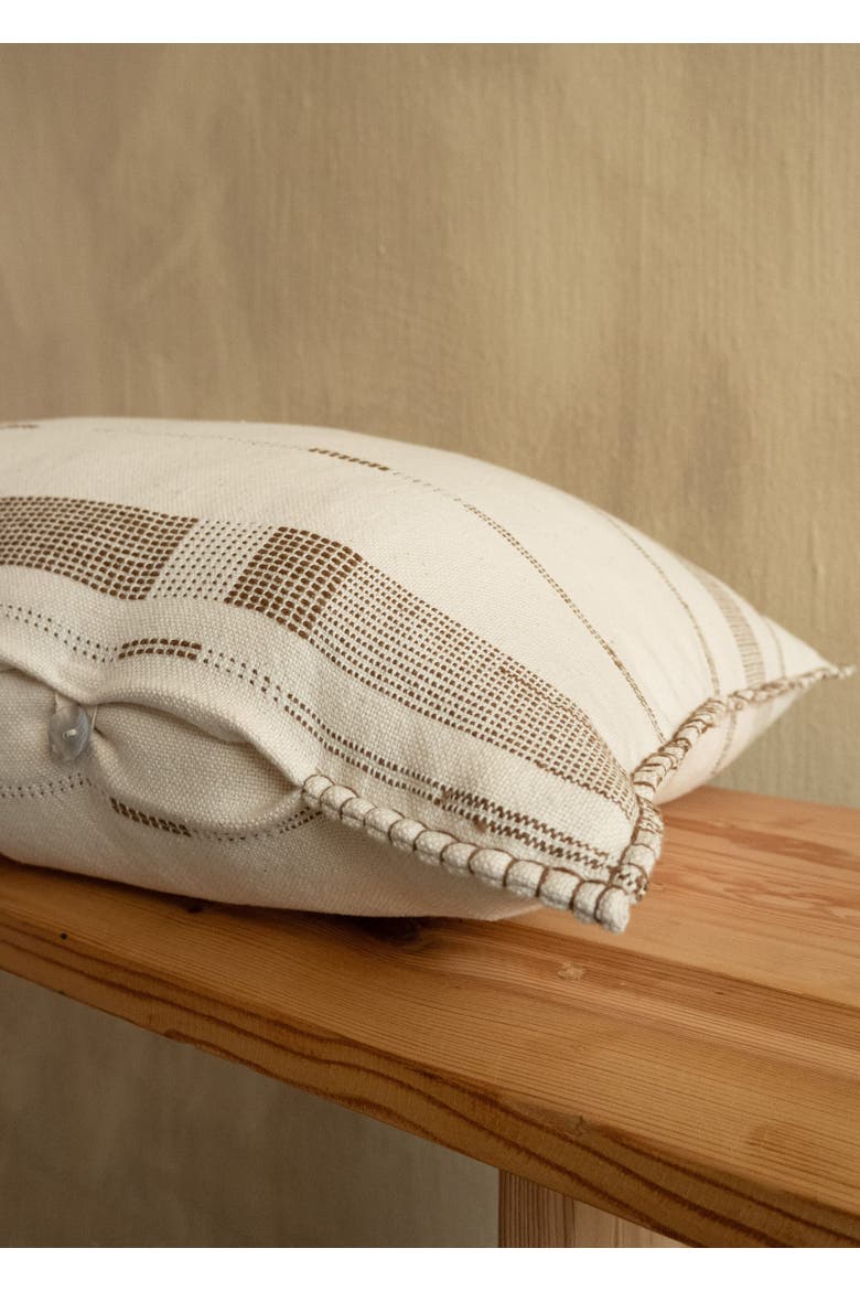 Fulcrum Oversized Cotton Lumbar Pillow - Cover Only, Alternate, color, Patina