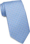 David Donahue Neat Silk Tie