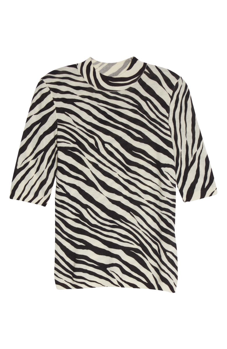 BOSS Fabanna Zebra Virgin Wool Sweater, Alternate, color,