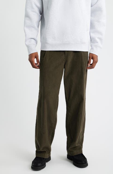 Dean Faded Wash Cotton Corduroy Pants
