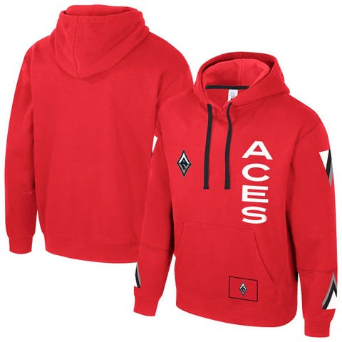 Unisex Stadium Essentials  Red Las Vegas Aces City Star Rebel Edition Pullover Hoodie