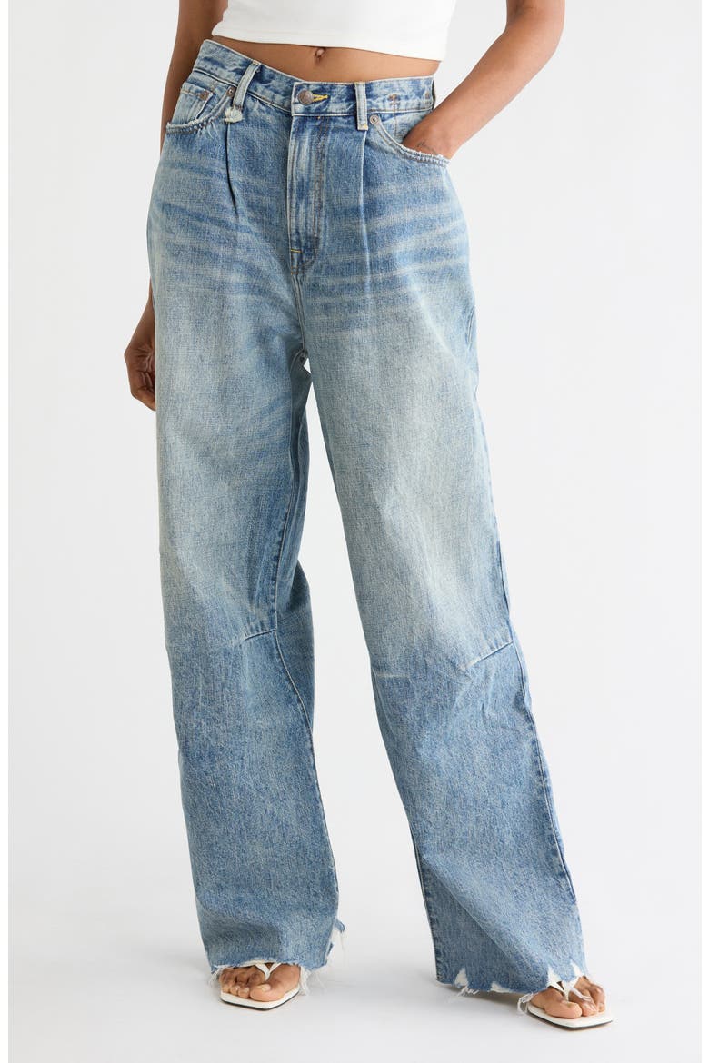 Wayne Articulated Knee Jeans, Main, color, LENA BLUE