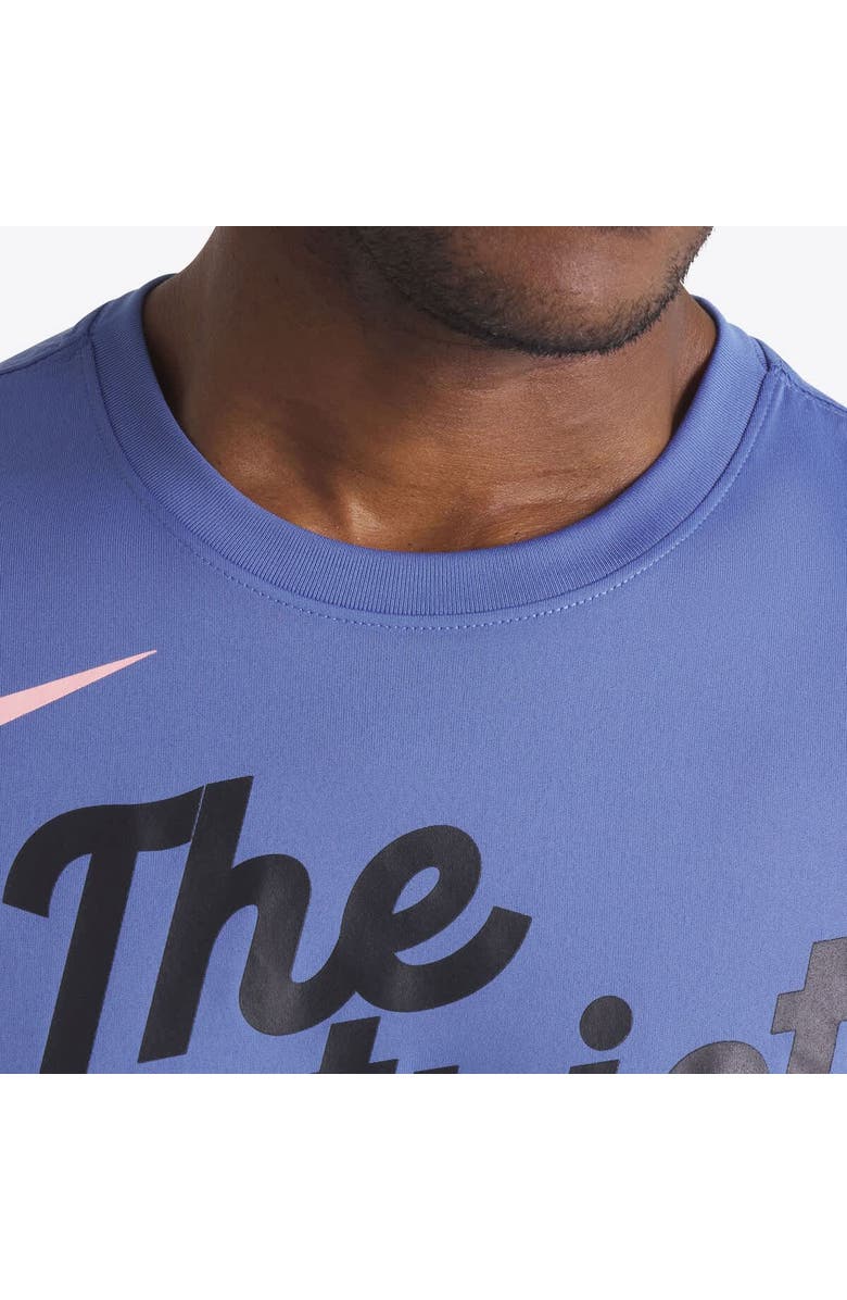 Nike Men's Nike Blue Washington Nationals 2025 City Connect Legend Team Phrase Script Performance T-Shirt, Alternate, color, 