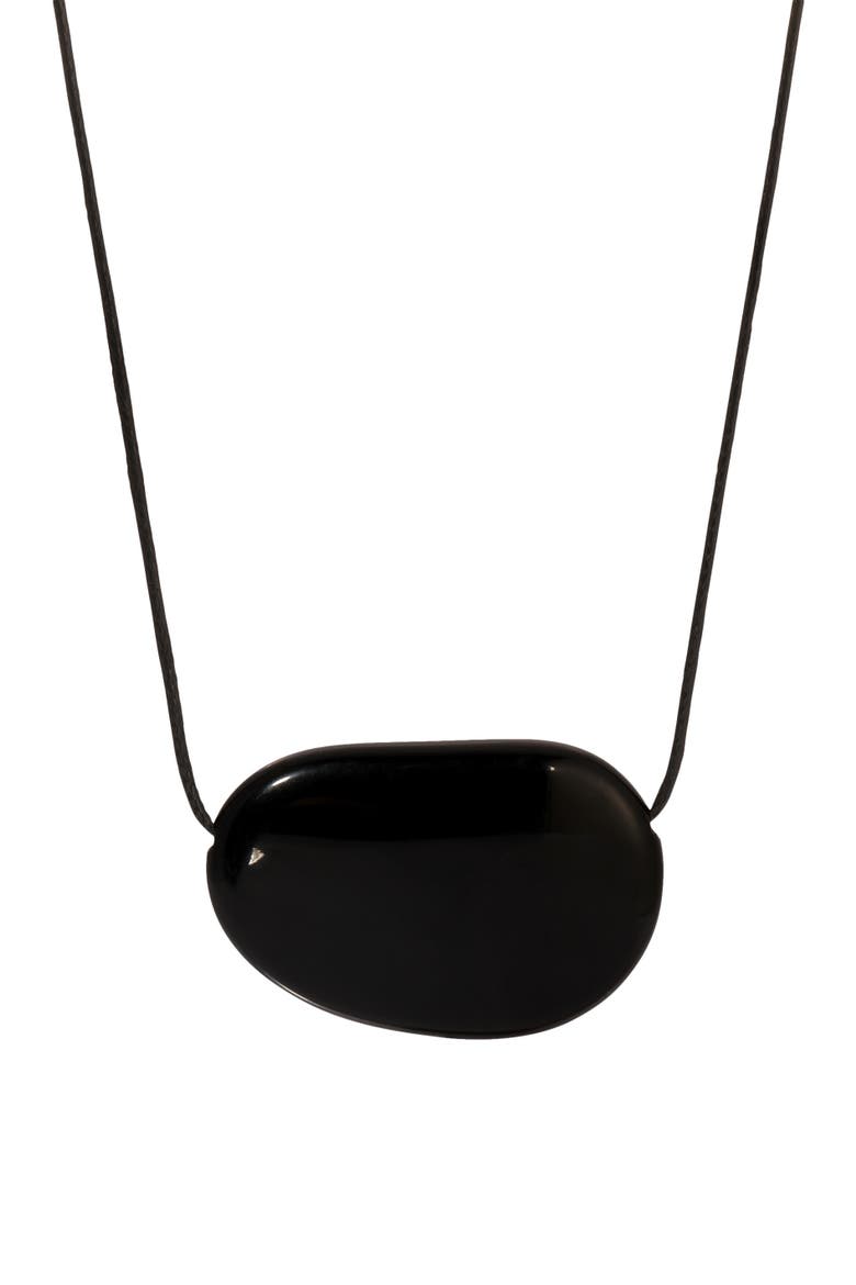 Julia Necklace, Main, color, Black/Black