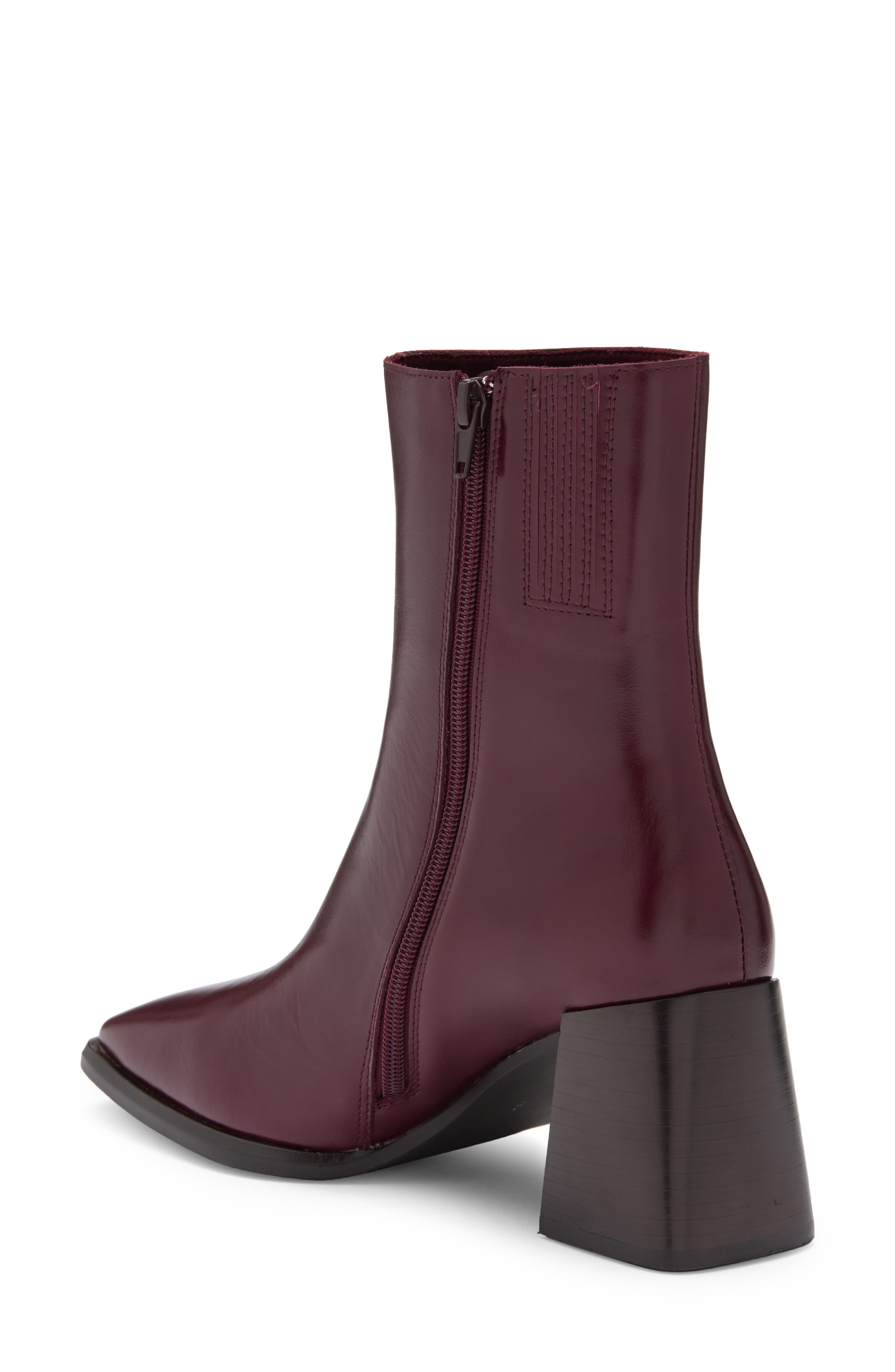 Jeffrey Campbell Sherpal Bootie, Alternate, color, Wine