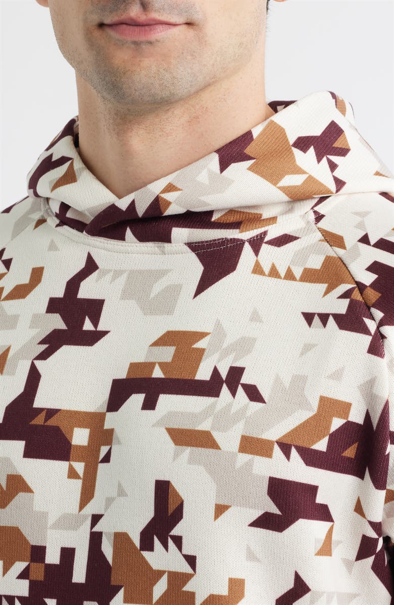 Swannies Matthew Geo Print Fleece Hoodie, Alternate, color, 