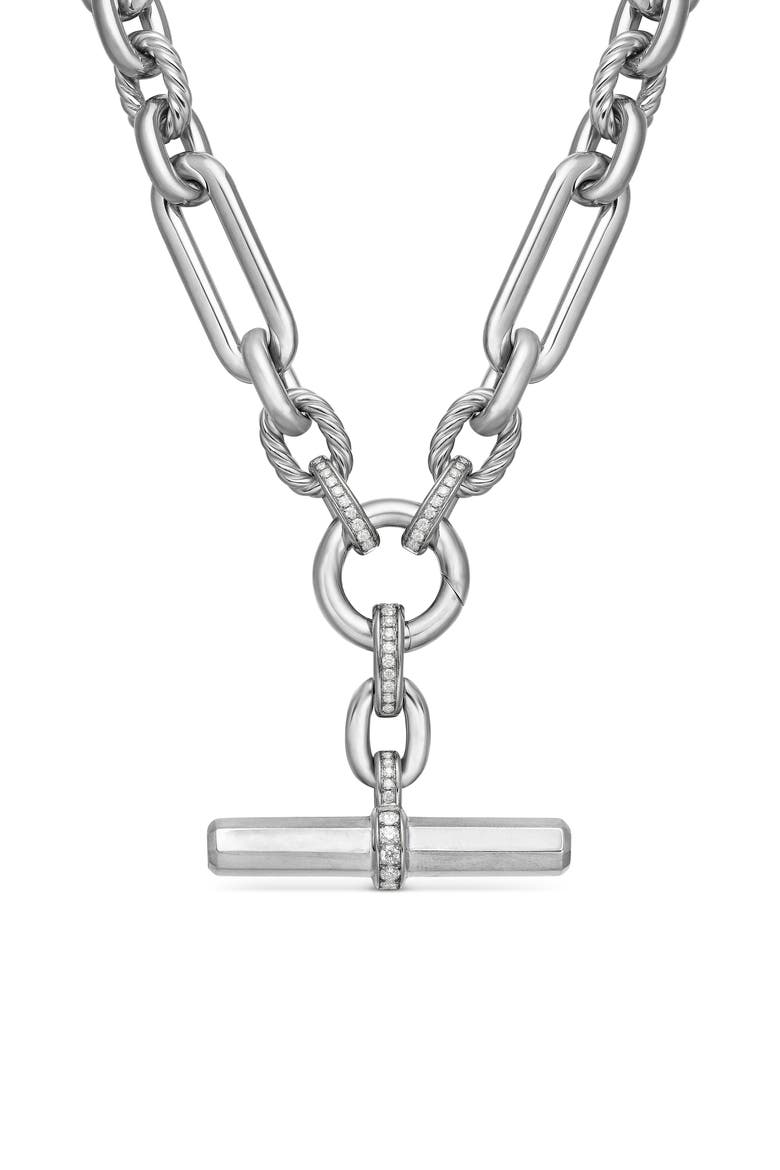 Lexington Diamond Chain Necklace, Main, color, DIAMOND/ SILVER