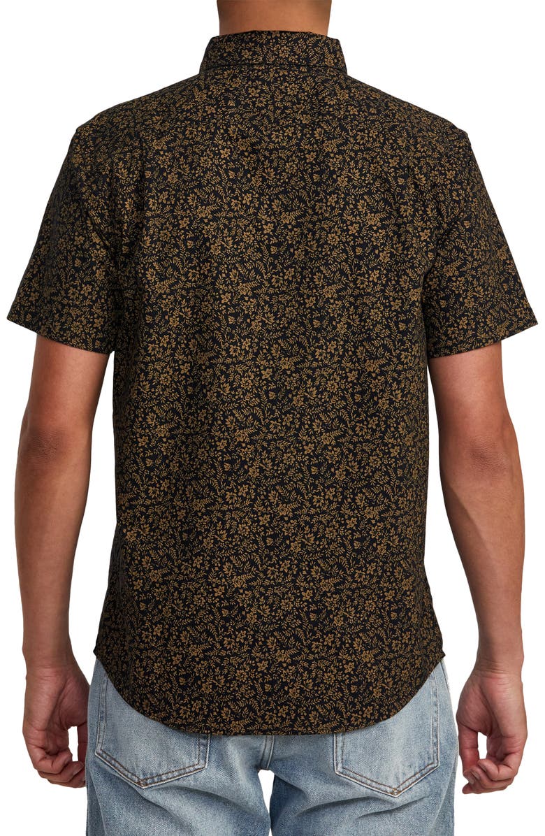 RVCA That'll Do Stretch Short Sleeve Button-Down Shirt, Alternate, color,
