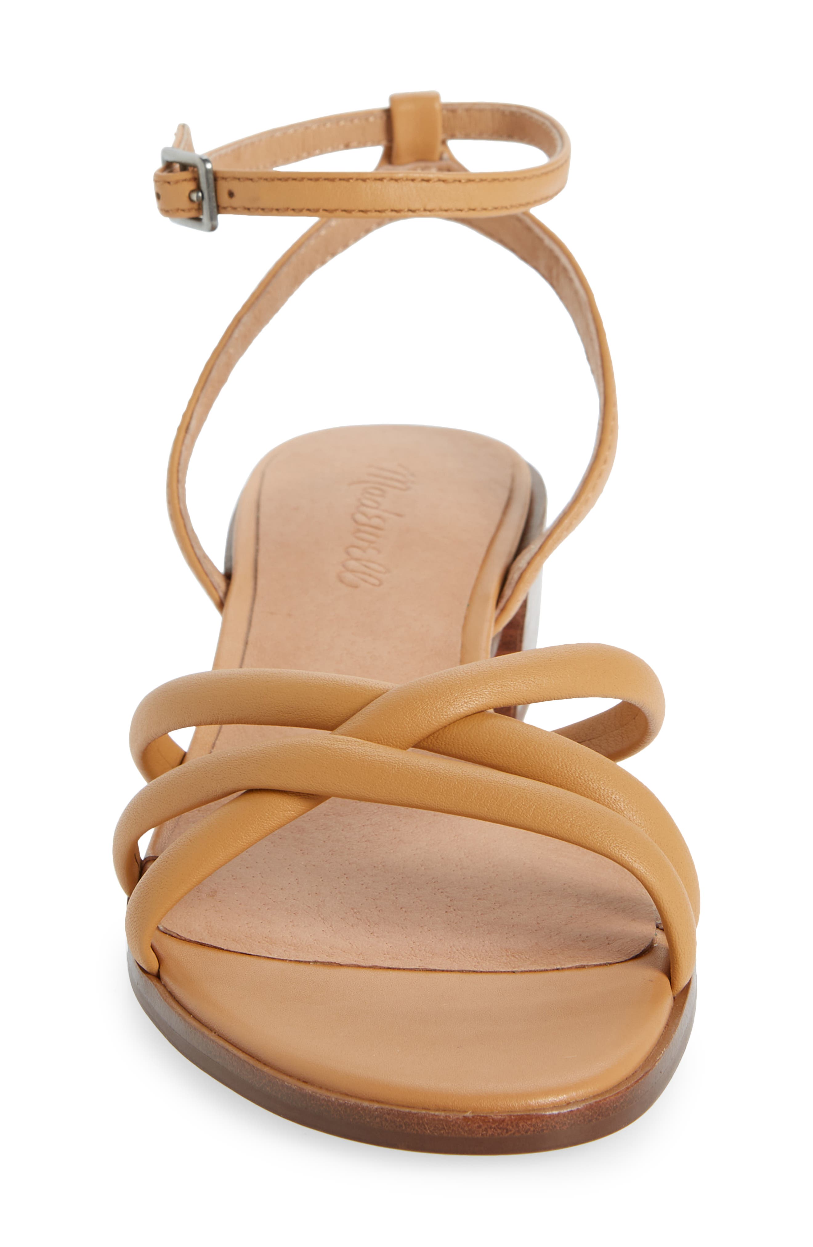 Ankle Strap Sandal, Alternate, color, AMBER BROWN