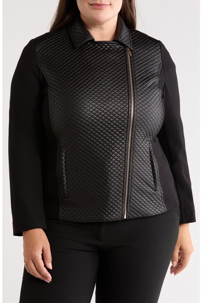 Asymmetric Moto Jacket, Alternate, color, ANNE BLACK