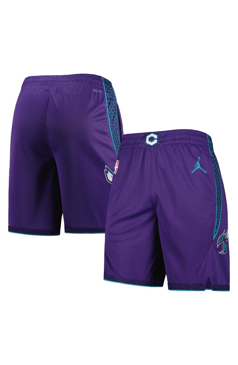 Jordan Brand Men's Jordan Brand Purple Charlotte Hornets 2022/2023 Statement Edition Swingman Performance Shorts, Main, color, Purple