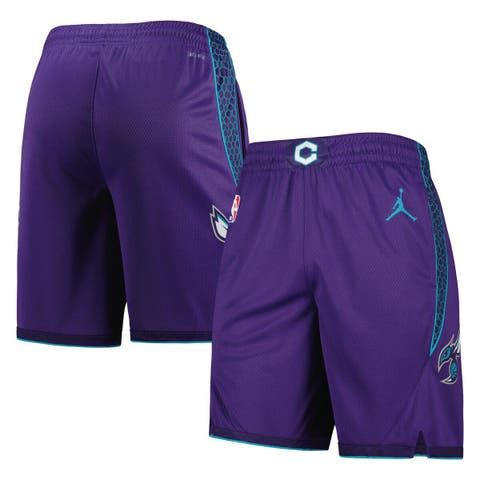 Men's Jordan Brand Purple Charlotte Hornets 2022/2023 Statement Edition Swingman Performance Shorts