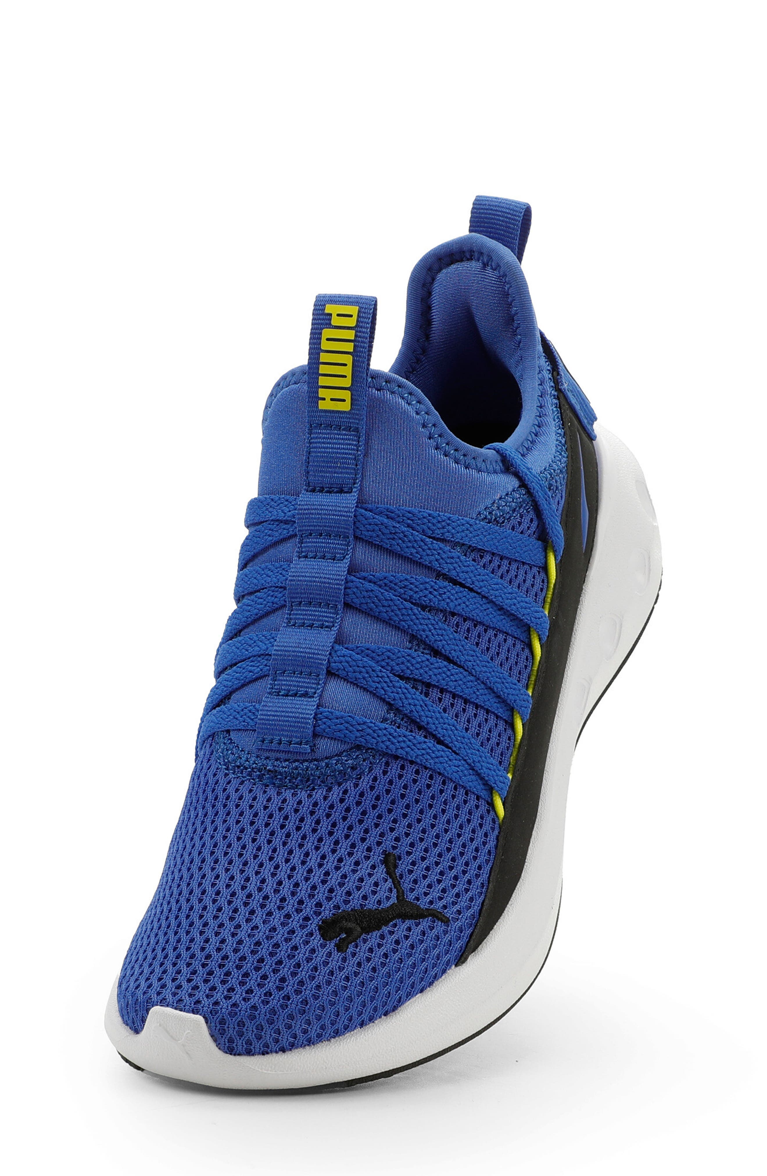 PUMA Kids' Carson Fresh Sneaker, Alternate, color, Royal Sapphire/ Lime/ Black