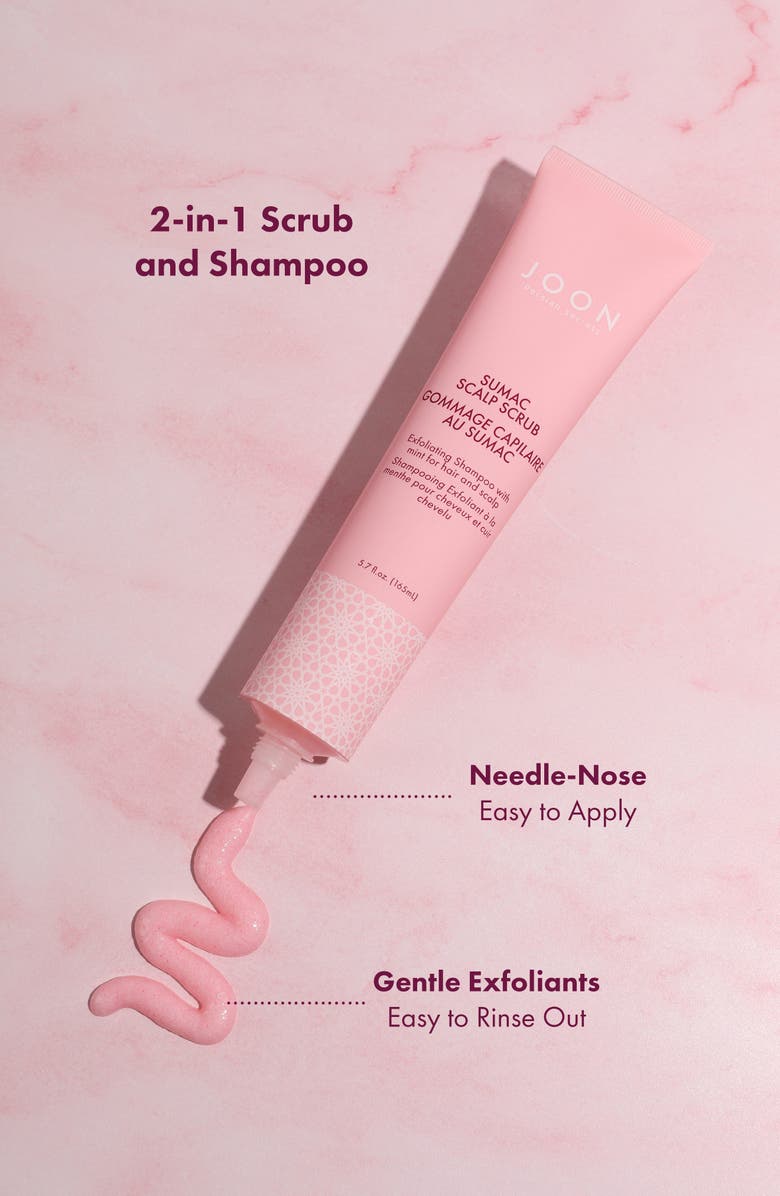 JOON Sumac Scalp Scrub & Exfoliating Shampoo, Alternate, color, Pink