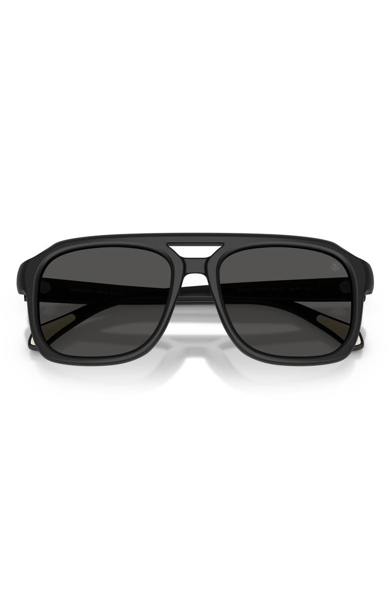 Moncler 56mm Vantos Pillow Sunglasses, Alternate, color, 