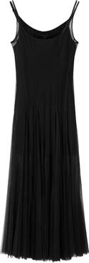 AllSaints Harmonia Mesh Maxi Dress