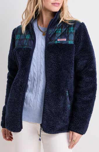vineyard vines Quilted High Pile Fleece Jacket