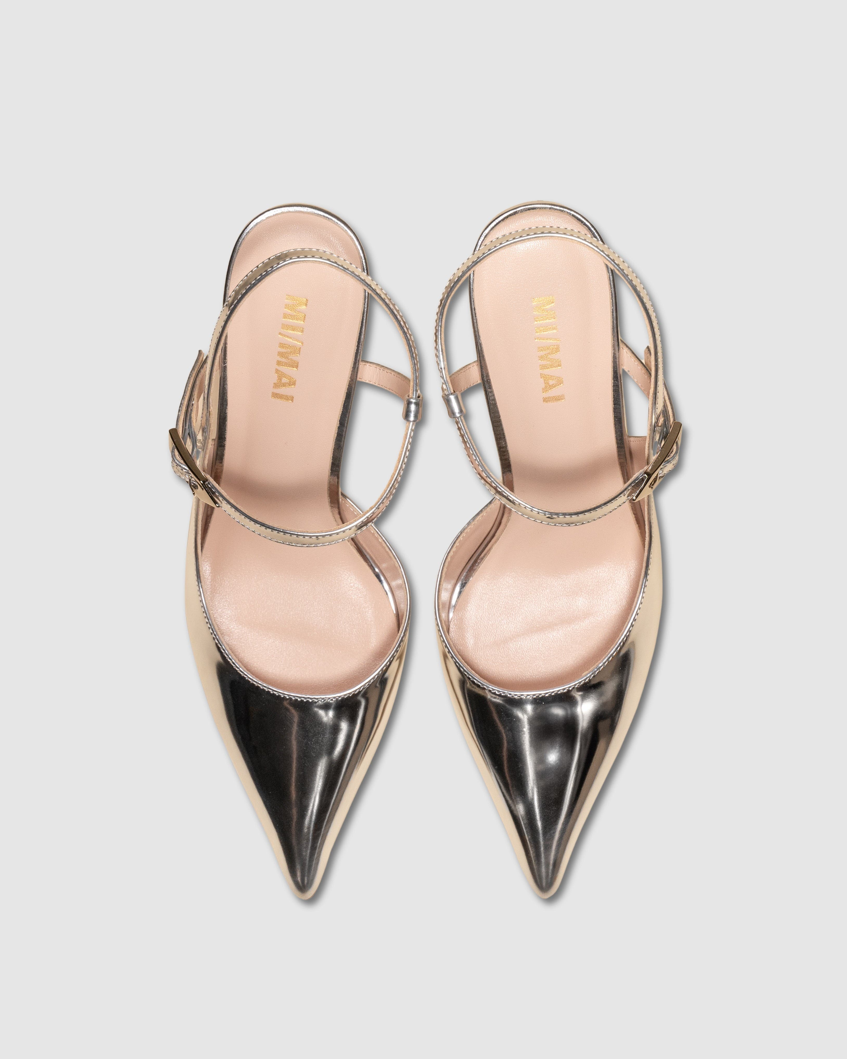 MI/MAI Emy Slingback Stiletto, Alternate, color, Silver