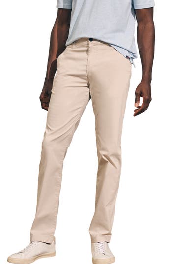 Faherty Movement Organic Cotton Blend Pants In Neutral