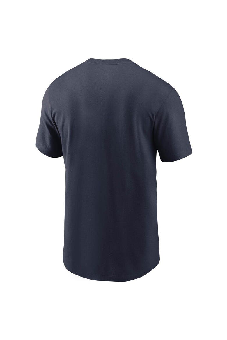 Men's Nike College Navy Seattle Seahawks Team Wordmark T-Shirt, Alternate, color, Navy
