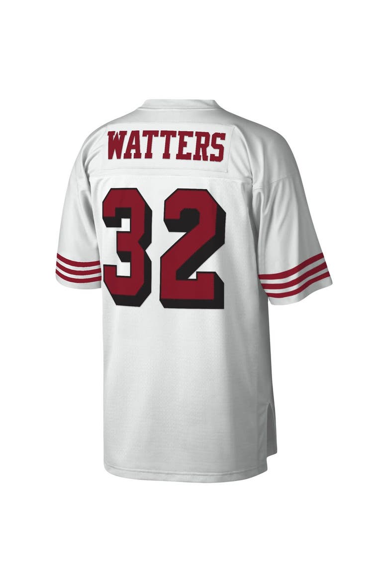 Men's Mitchell & Ness Ricky Watters White San Francisco 49ers Legacy Replica Jersey, Alternate, color, White