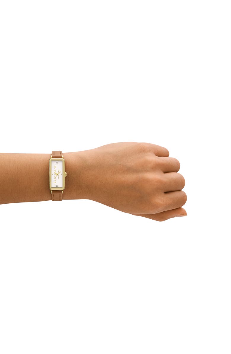 Kate Spade New York rosedale leather strap watch, 32mm, Alternate, color, 