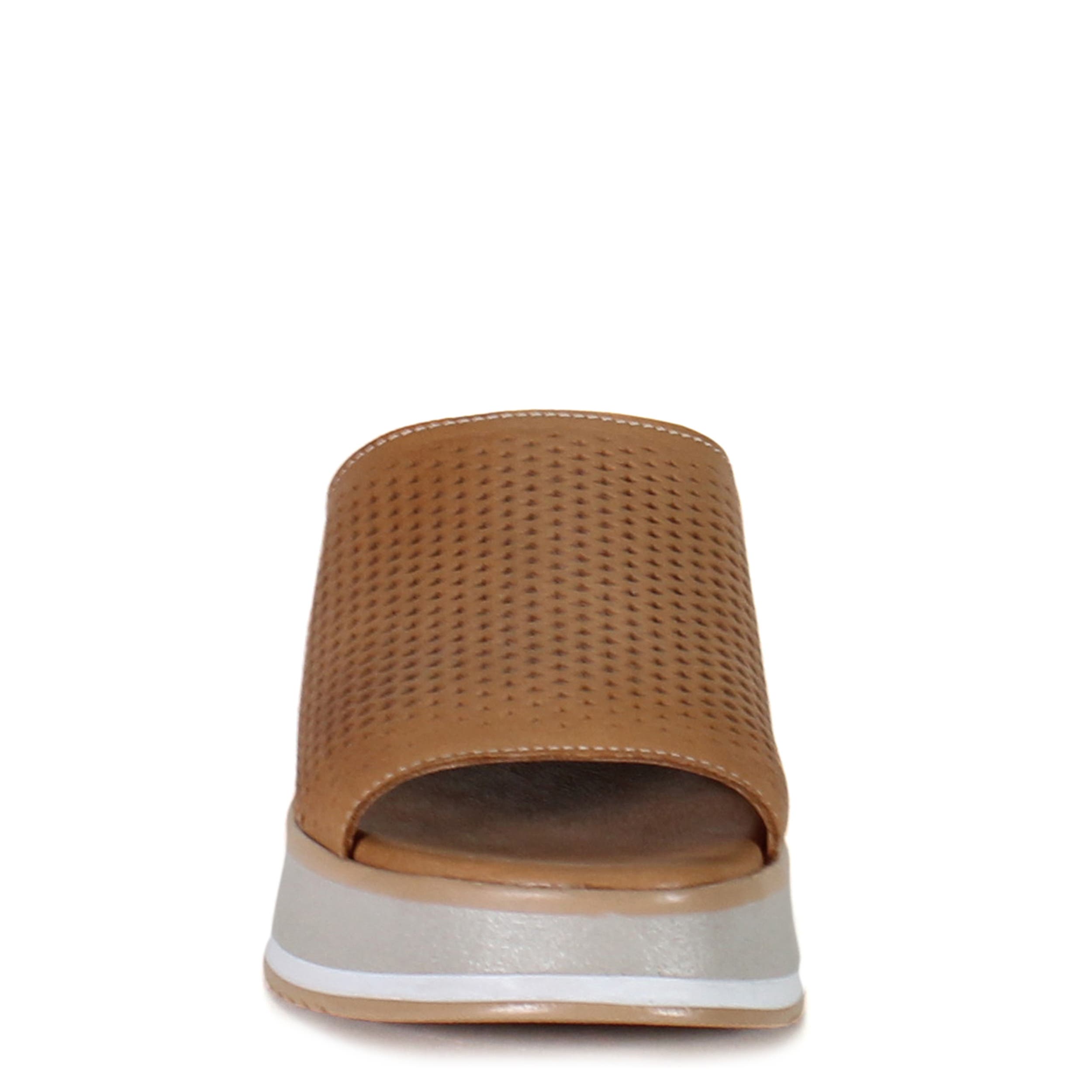 Diba True PA CIFIC Leather Platform Slip-On Sandal, Alternate, color, Coconut