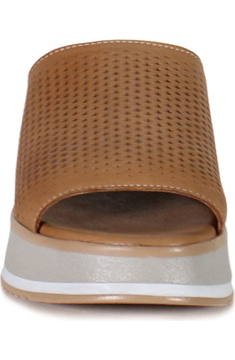 Diba True PA CIFIC Leather Platform Slip-On Sandal, Alternate, color, Coconut