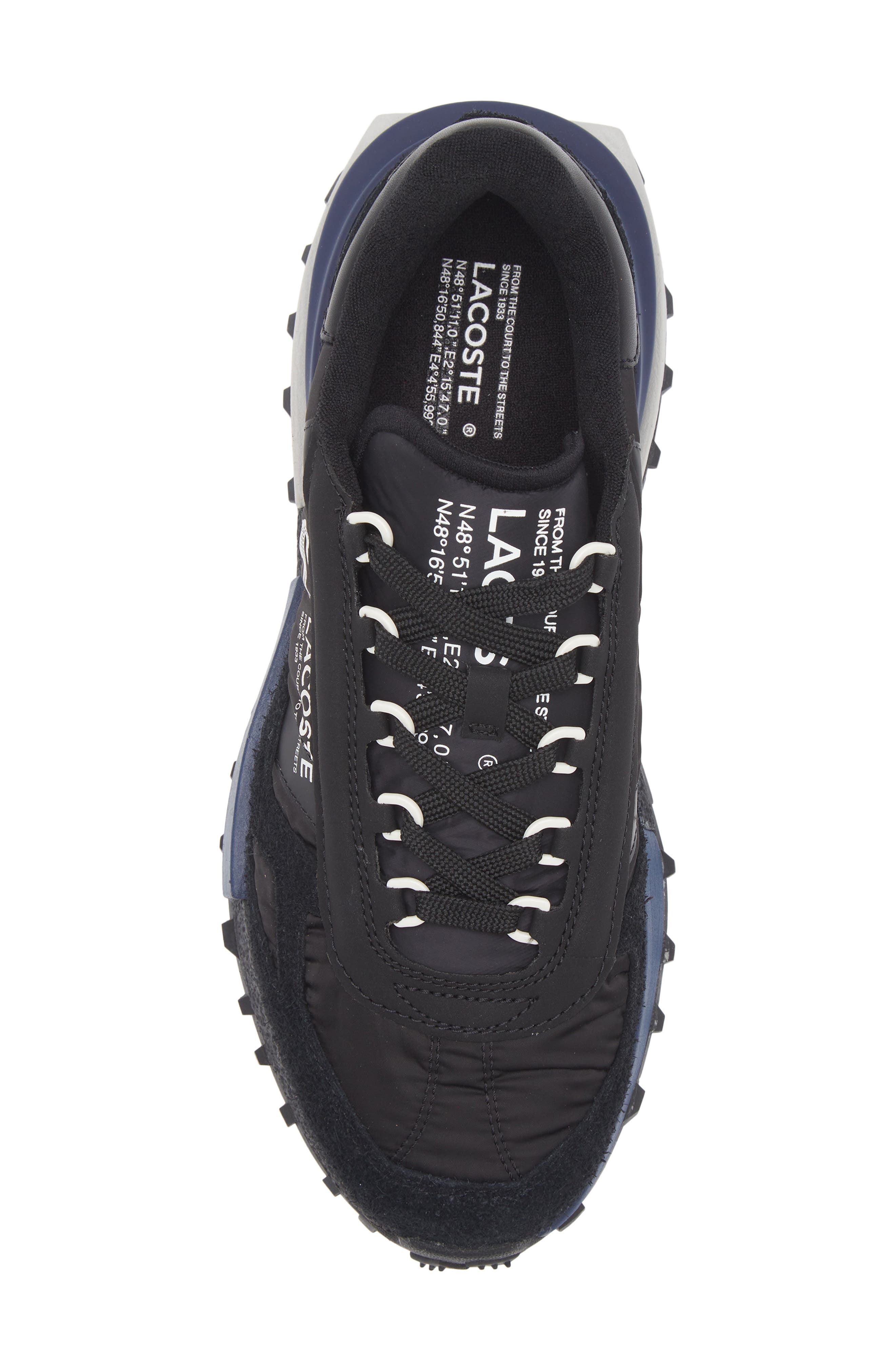 Lacoste Elite Active 22 Sneaker, Alternate, color, Black/ Navy