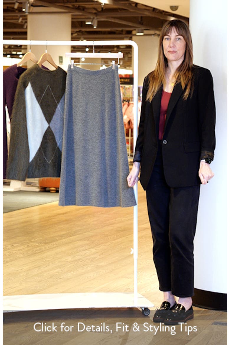 Astor Wool Blend Flare Skirt video
