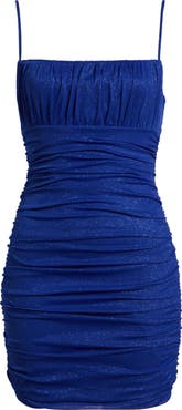 Jump Apparel Emma Metallic Knit Cocktail Minidress