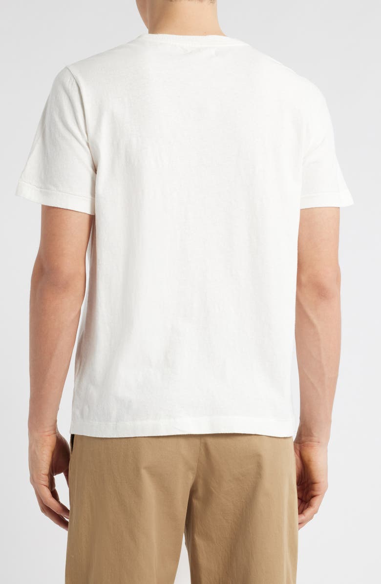 MERZ B SCHWANEN Organic Cotton & Hemp T-Shirt, Alternate, color, White